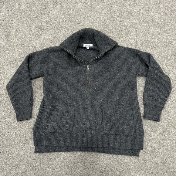Madewell Glenbrook Half-Zip Pullover Sweater - Picture 1 of 10
